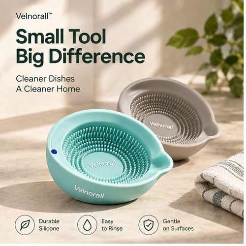 Velnorall™ CupCurve Dish Scrubber