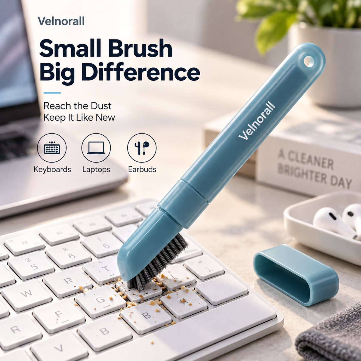 Velnorall™ KeyCrevice Precision Brush