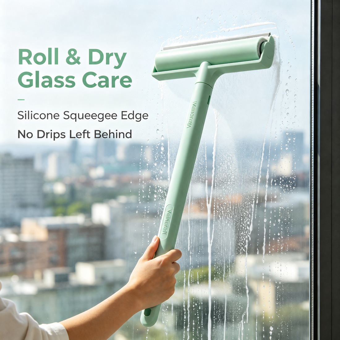 Velnorall™ GlideDry Glass Squeegee