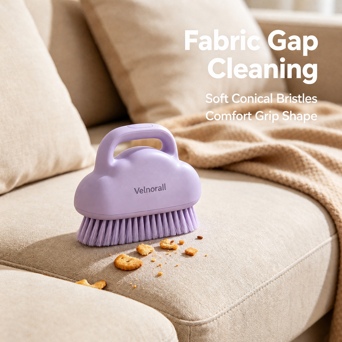 Velnorall™ SoftCone Fabric Detail Brush