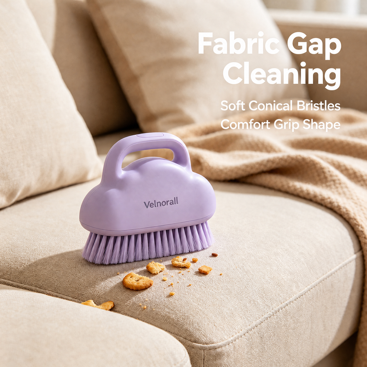 Velnorall™ SoftCone Fabric Detail Brush