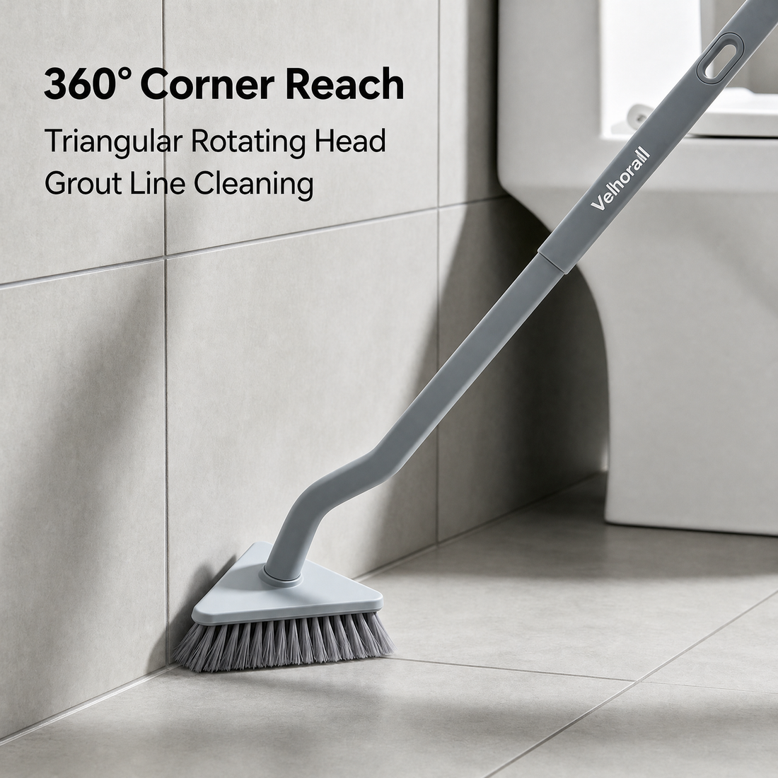 Velnorall™ TriPivot Corner Scrub Wand